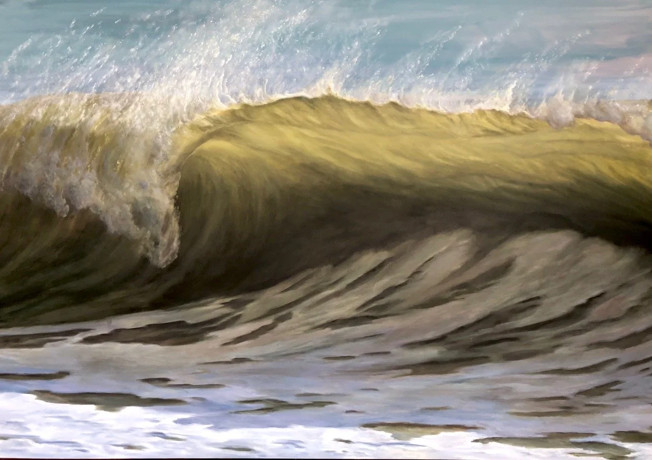 WAVE UNNAMED, oil on canvas, 48 x 60