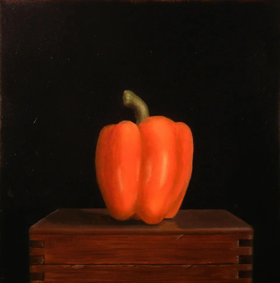 BELLE, oil on linen, 9 x 9