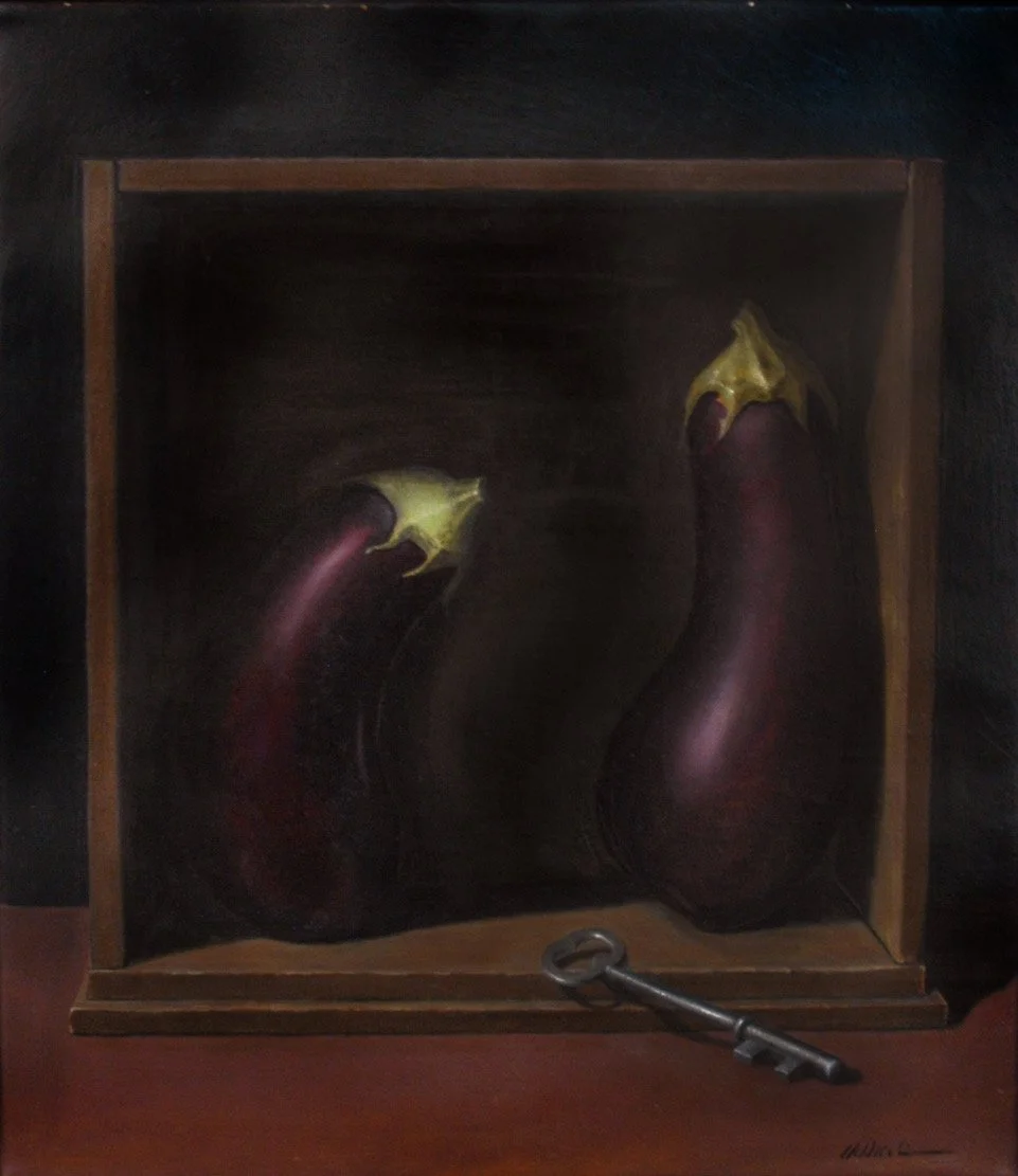 SORRY, oil on linen, 12 x 14