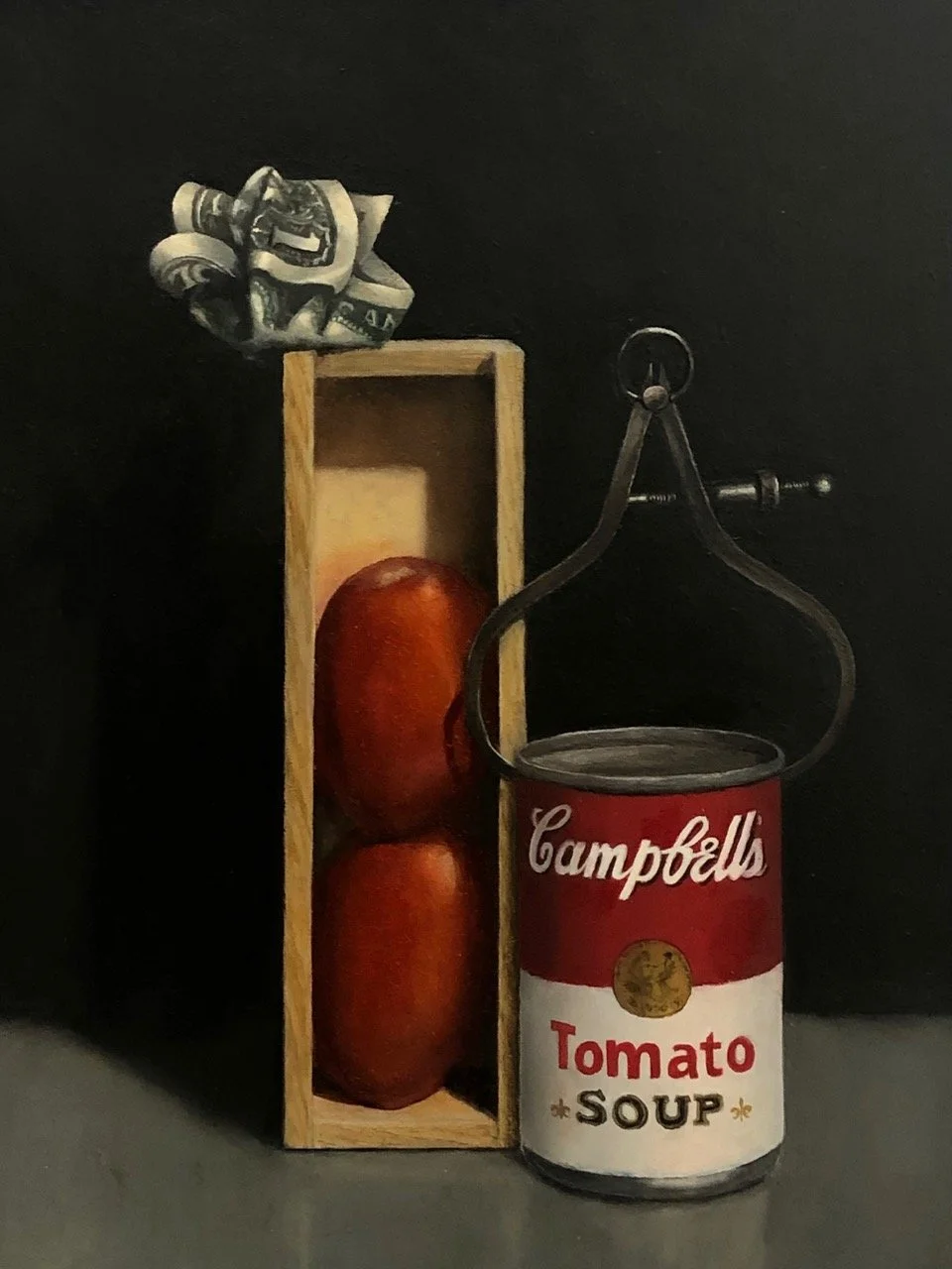 INGREDIENTS, oil on panel, 10 x 8