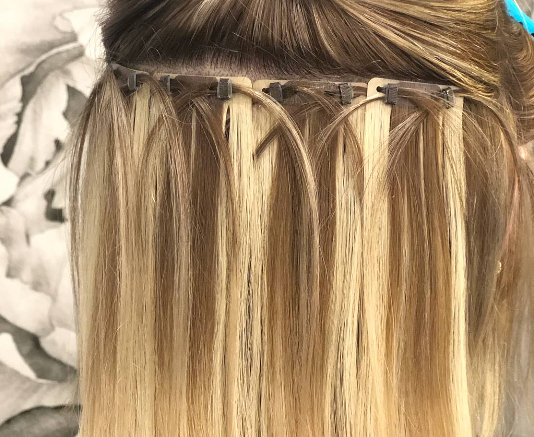 EXAMPLE OF A LOCKET BEADED WEFT From $500+ Photo source: Locket Hair Extensions Facebook Page