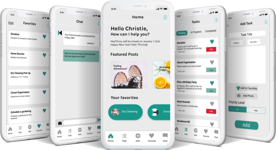 HEYTHRIVY WEB APP MOCKUP - Victoria Baik