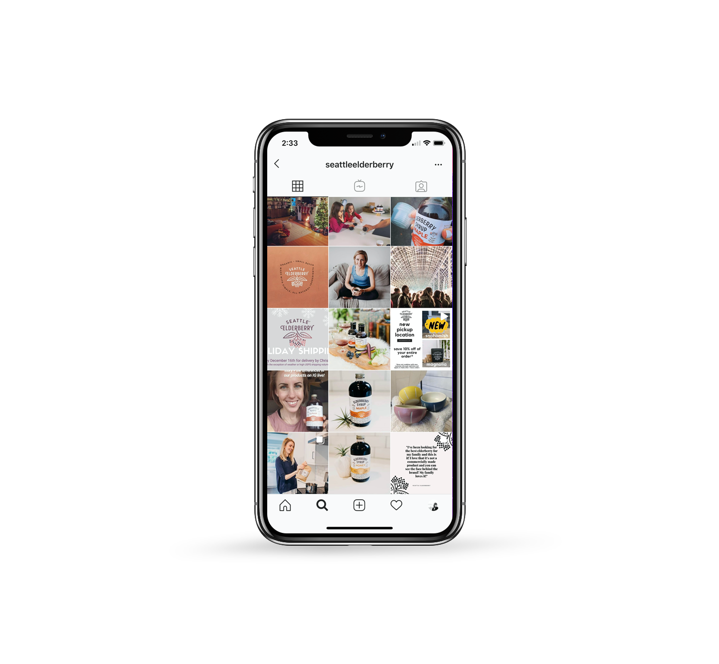 Seattle Elderberry Instagram feed