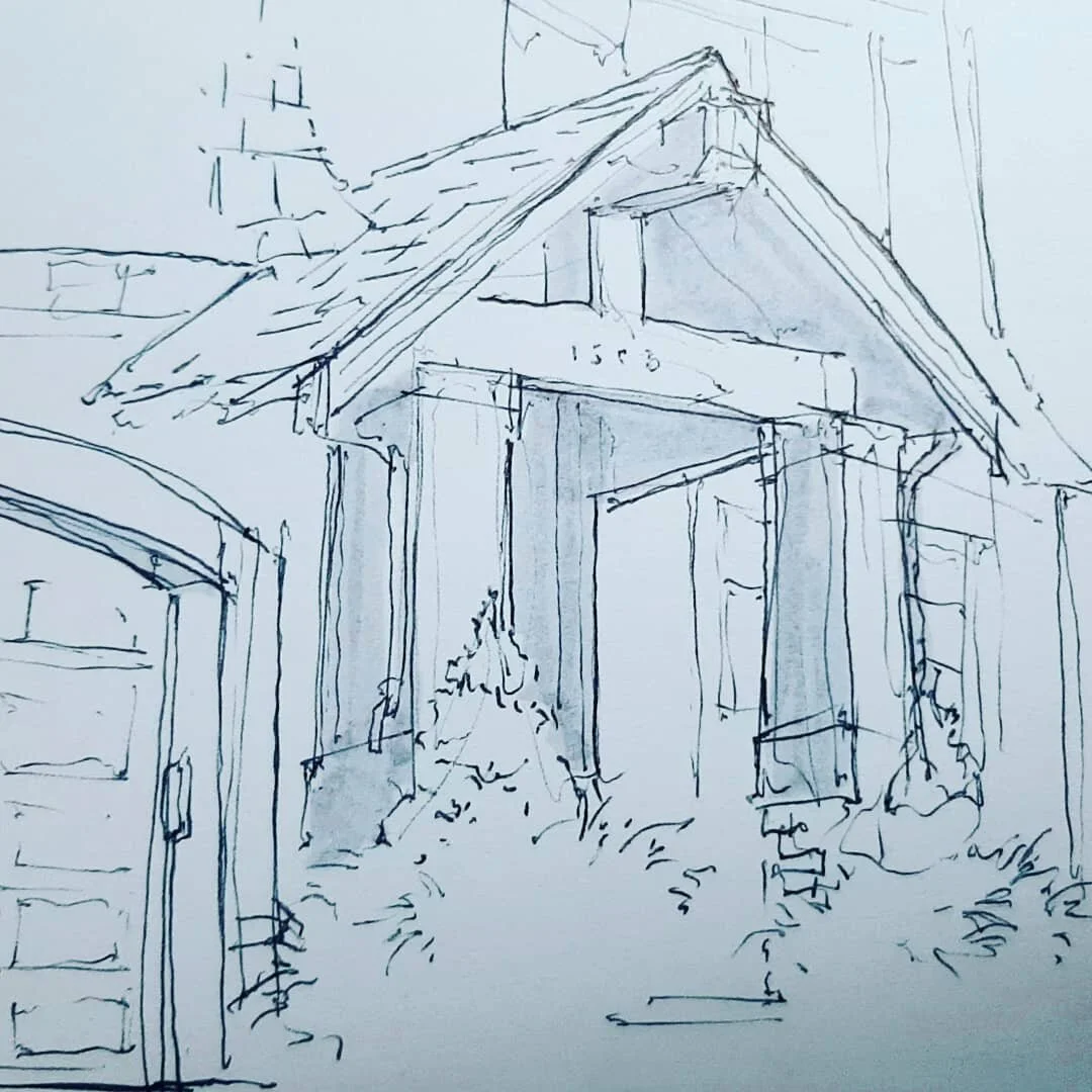 a collection of misc. location sketches around the pacific north west
#location #drawing #illustration #sketches #pen #ink #tone #house #neighborhood #sketchbook #urbansketchers #winter