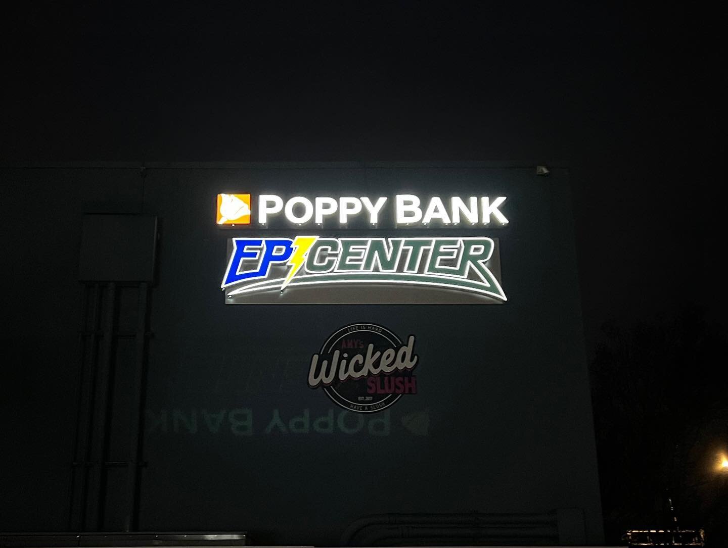 The Epicenter is officially the Poppy Bank Epicenter! New signage outside and new stuff inside! Be sure to check it all out! #golocalsonomacounty #signs #signshop #sonomacountysigns #poppybank