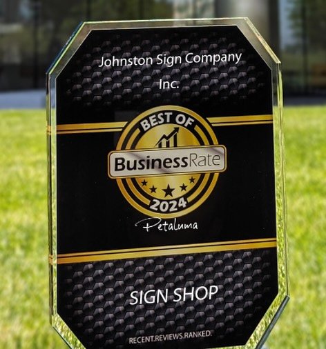 Johnston Sign Company rated best sign shop 2024