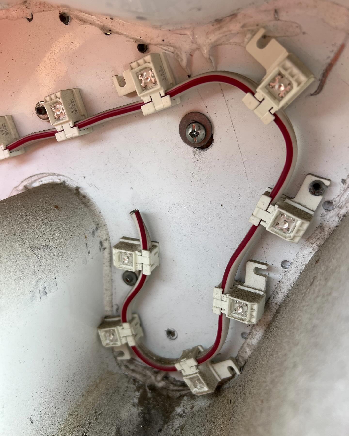 LEDs are bright- but the AGE over time. Every so often they need to be replaced like here @littlecaesars