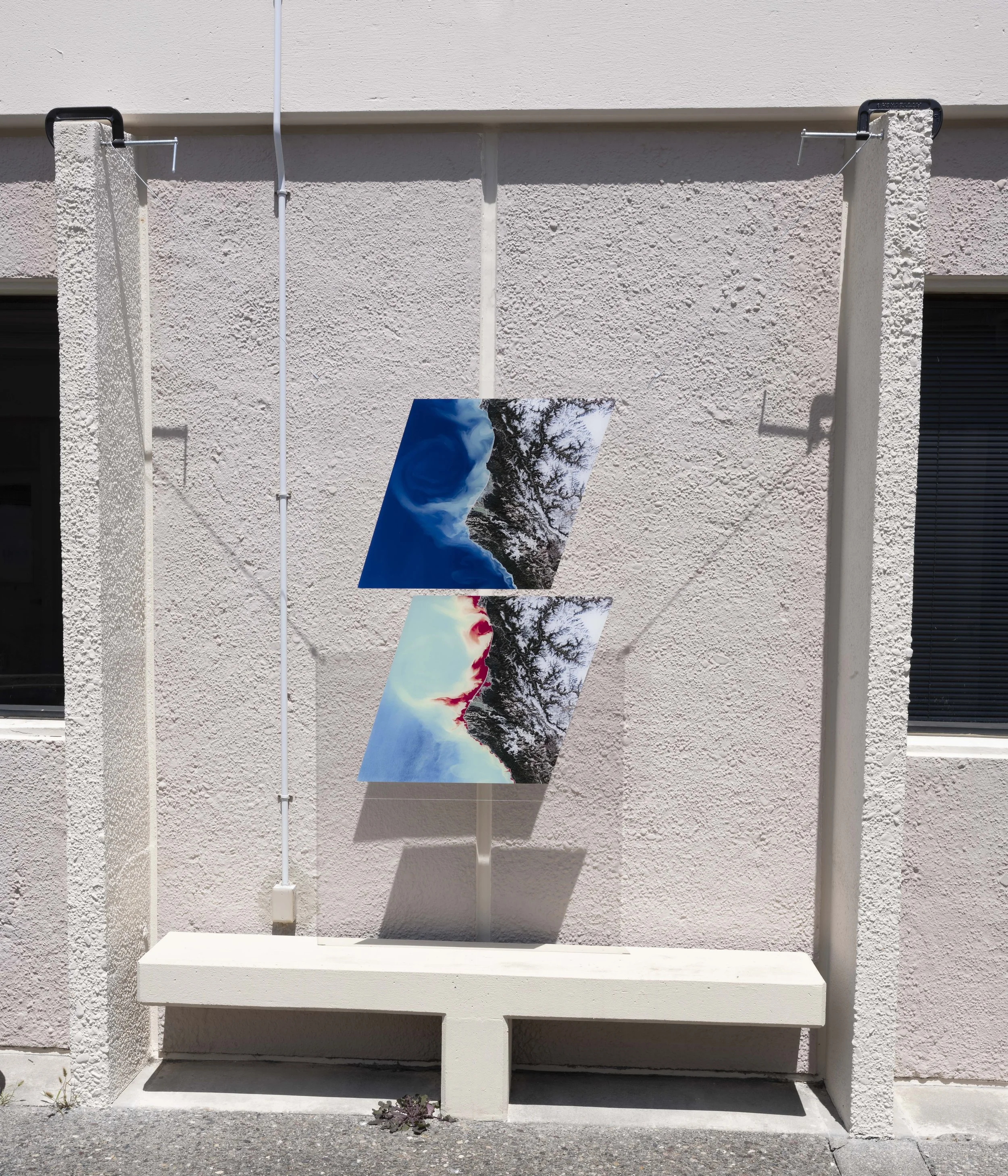  William Speiser, 2023 Coast In Color UV print on acrylic 60” x 28” Russel J. and Dorothy S. Bilinski Fellowship Bodega Marine Laboratory, Bodega Bay, CA 