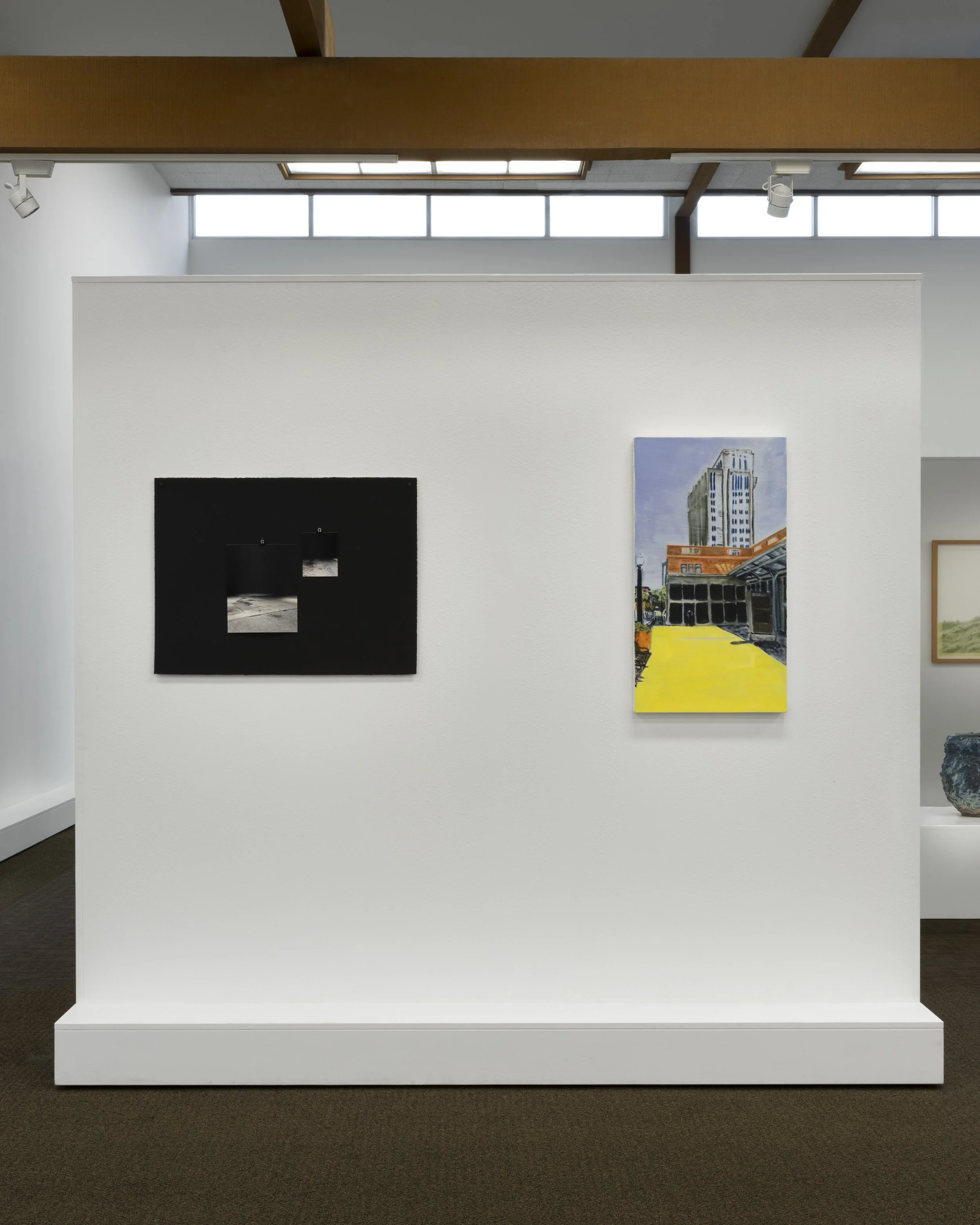  (left) Night Place 08, Night Place 10, 2025 archival pigment prints, artist’s paper 22” x 30”  (right) Nitheen Ramalingam   