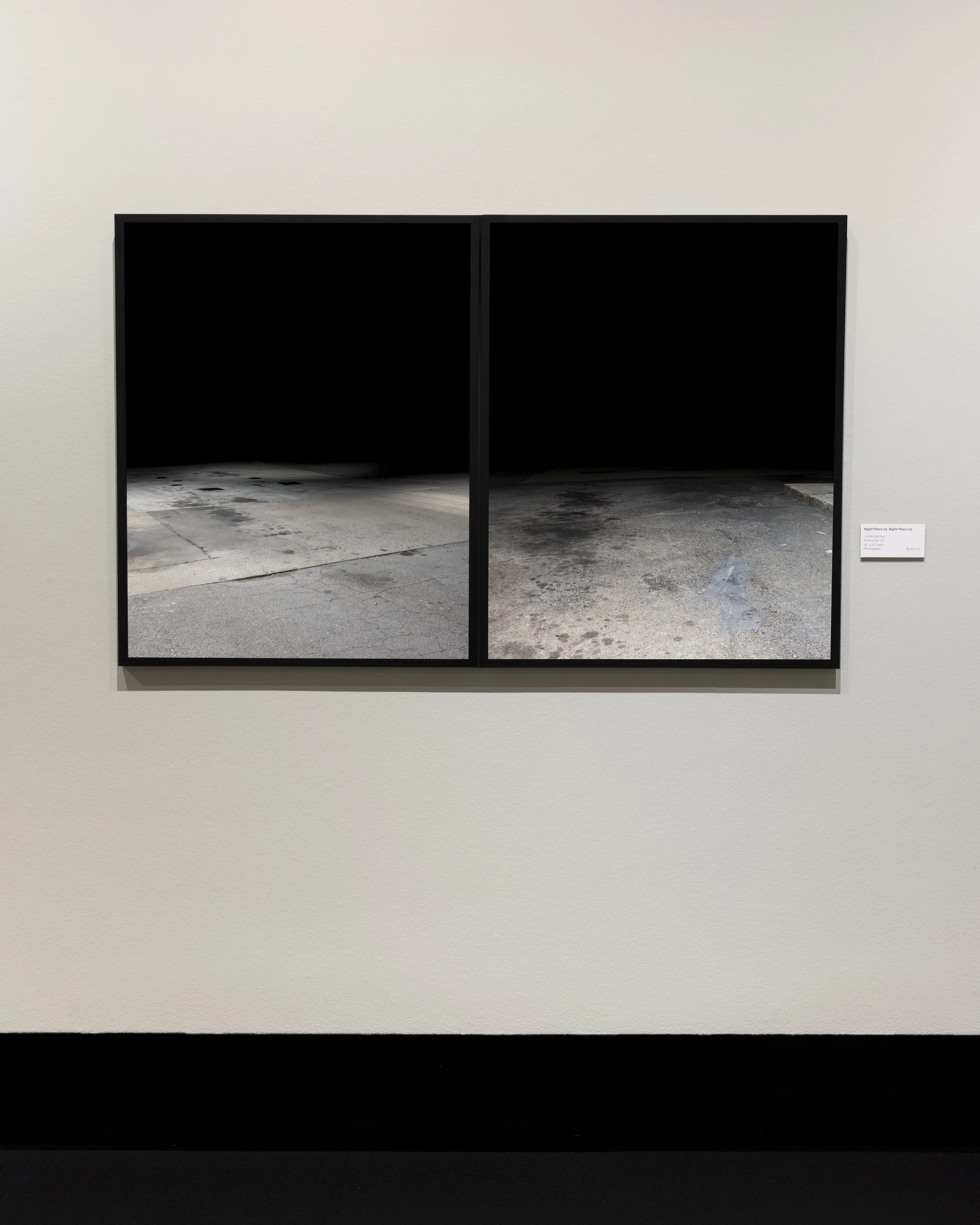  Night Place 01, Night Place 03, 2025 archival pigment prints 28” x 35” 