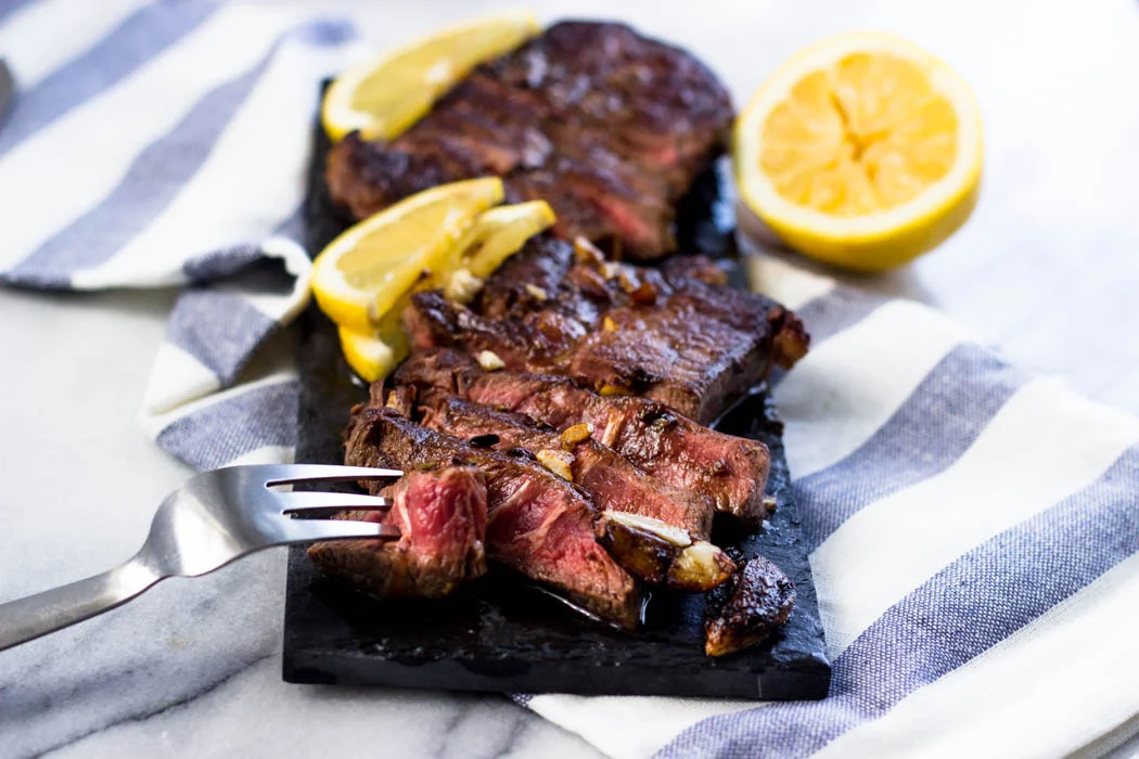 Lemon Garlic Steak  