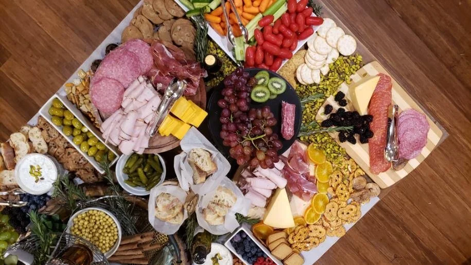 It's all about a Charcuterie Table, forget the boards! 