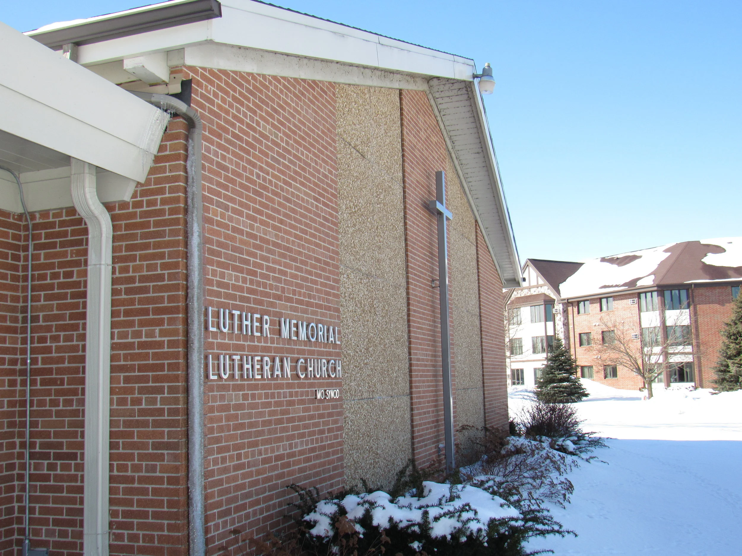 Outside Front of Church