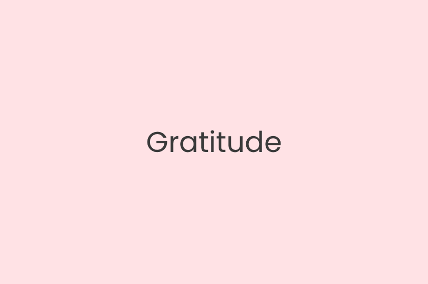Gratitude