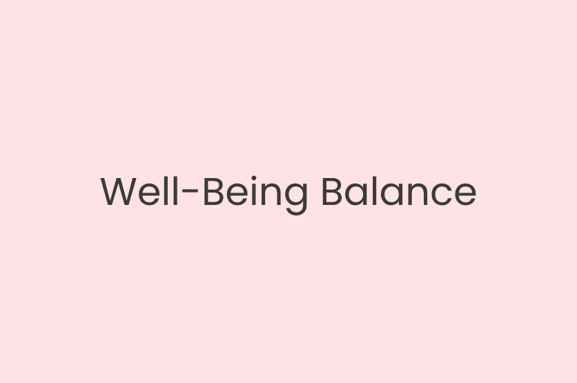 Well-Being Balance