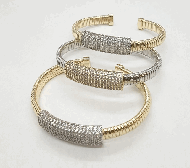 S.S. Cuffed Flex Bracelet