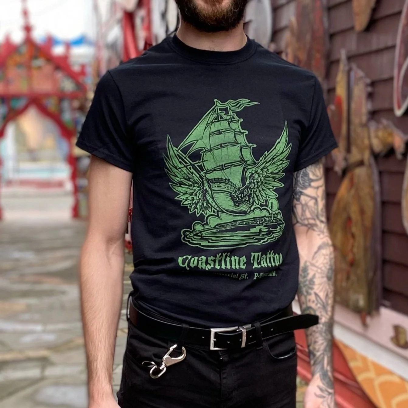 Flying Ship — Coastline Tattoo Studio Provincetown, image size:1342x1342