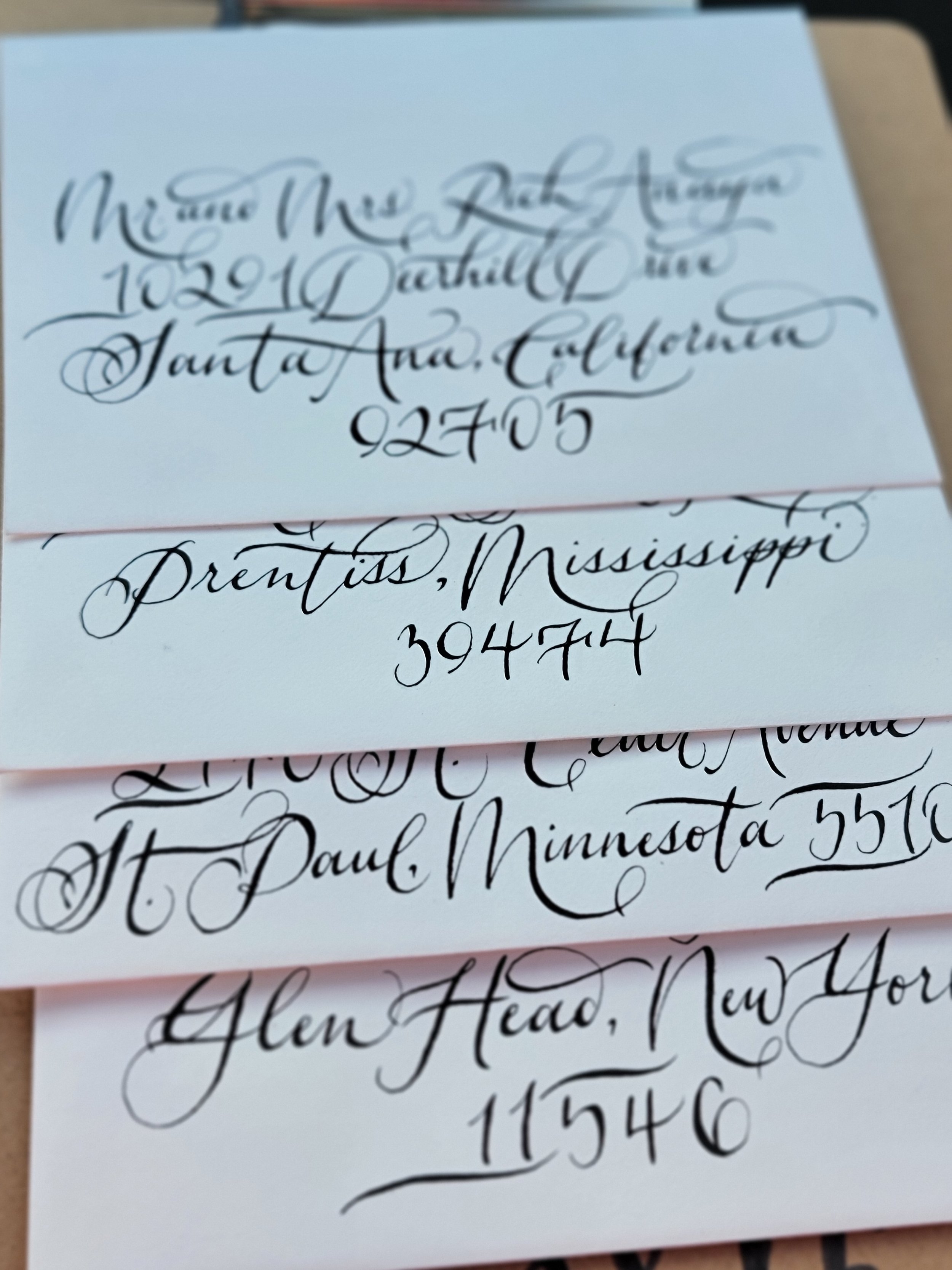 Calligraphy Envelopes