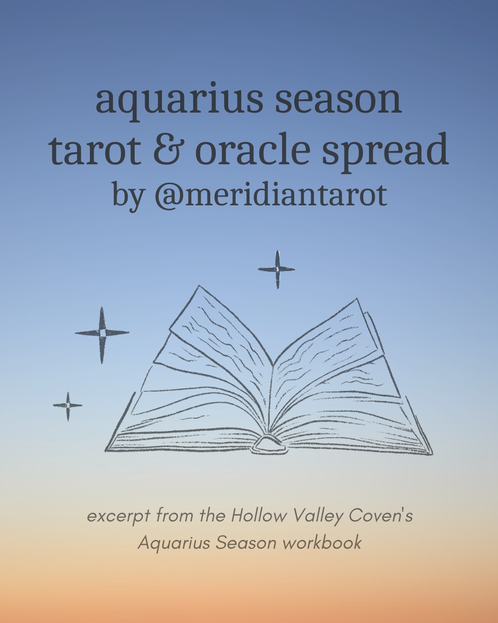 Aquarius season tarot spread