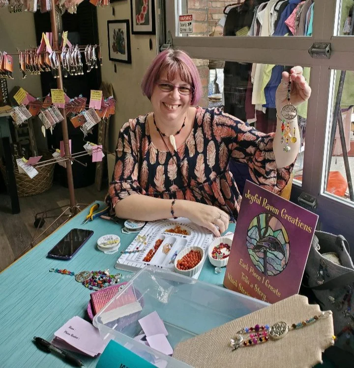 First Friday vendor Joyful Raven