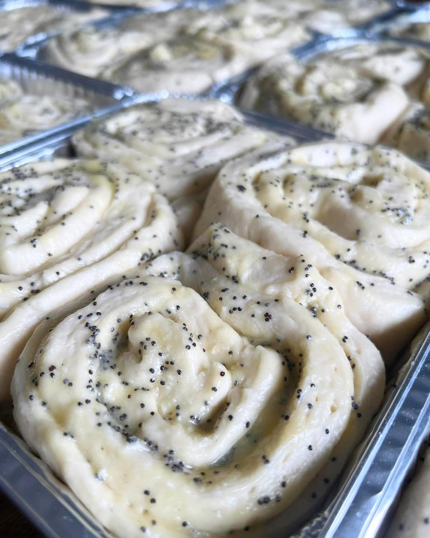 Take &amp; Bake Cinnamon rolls are also available today in the lot from @bizybakesak!! (Along with all of her other pre-made goodies!!) 
Great mother's day idea!!
Open 10-6 today!!
