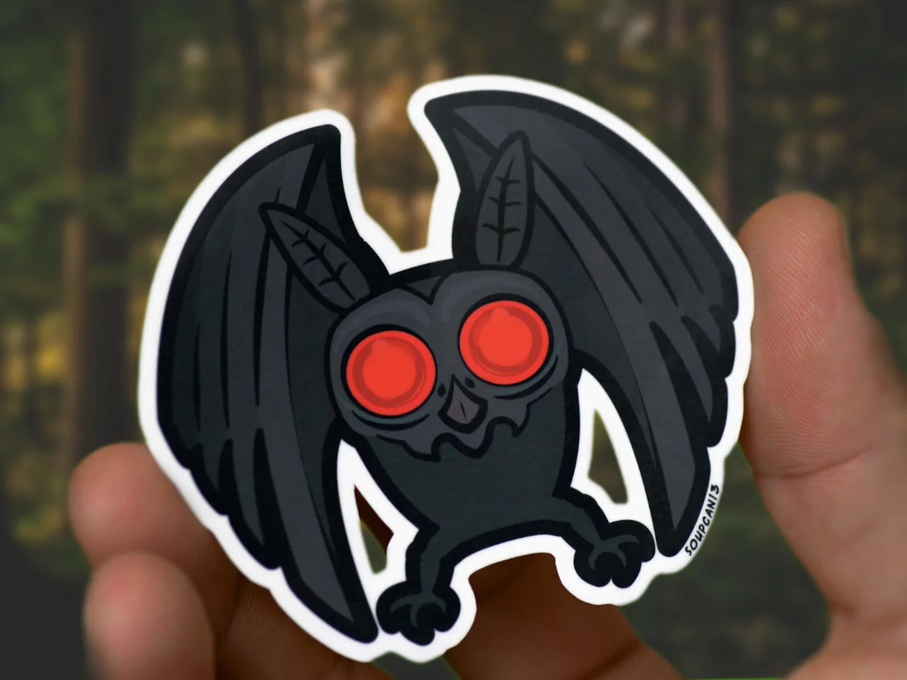 Sneaky lil Mothman