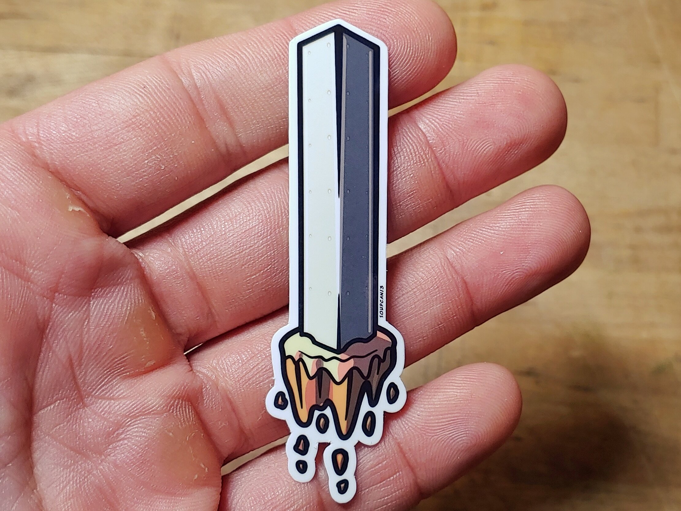 Monolithic Sign in the Desert