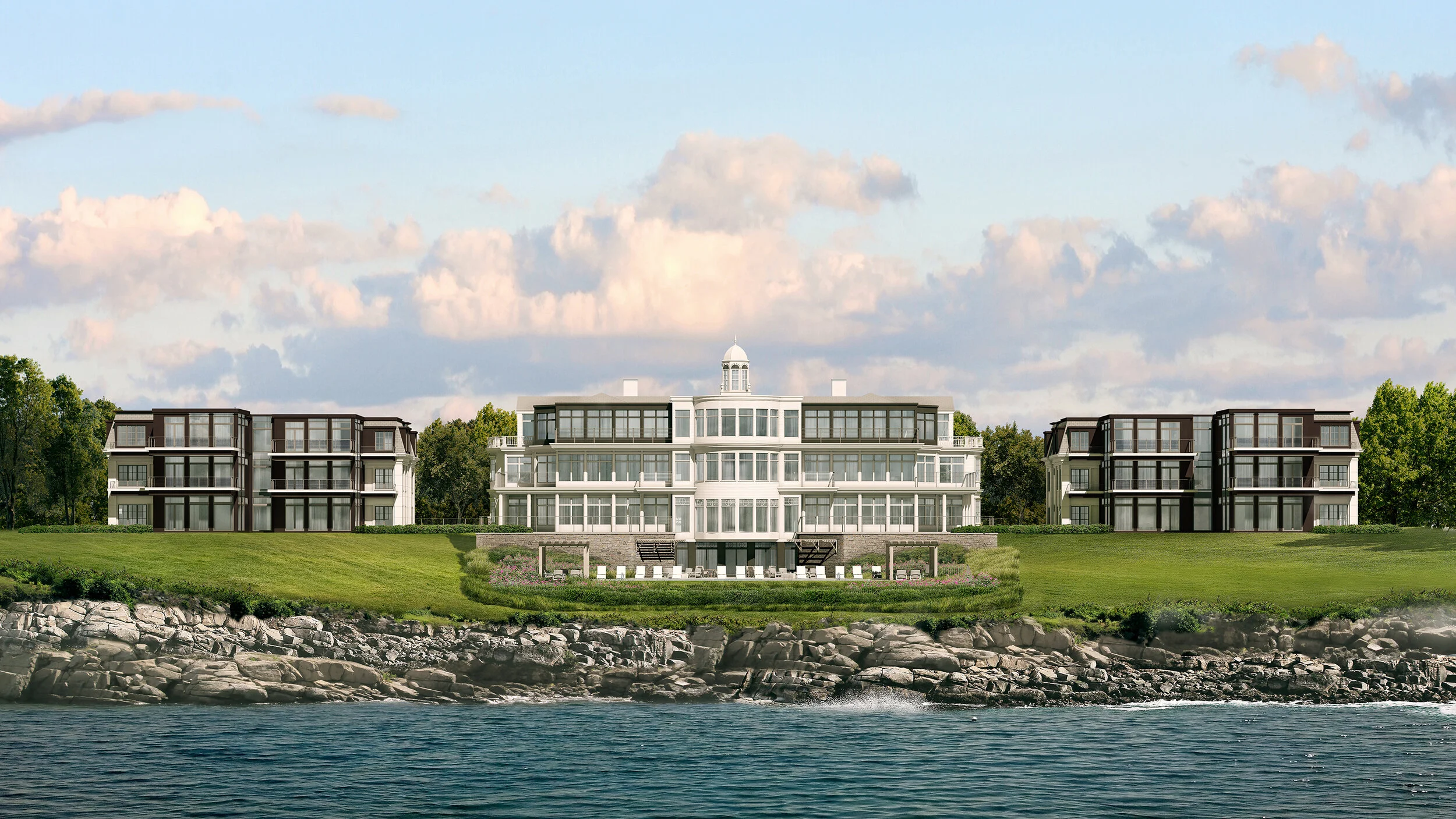 White Court Swampscott Luxury Waterfront Property in MA