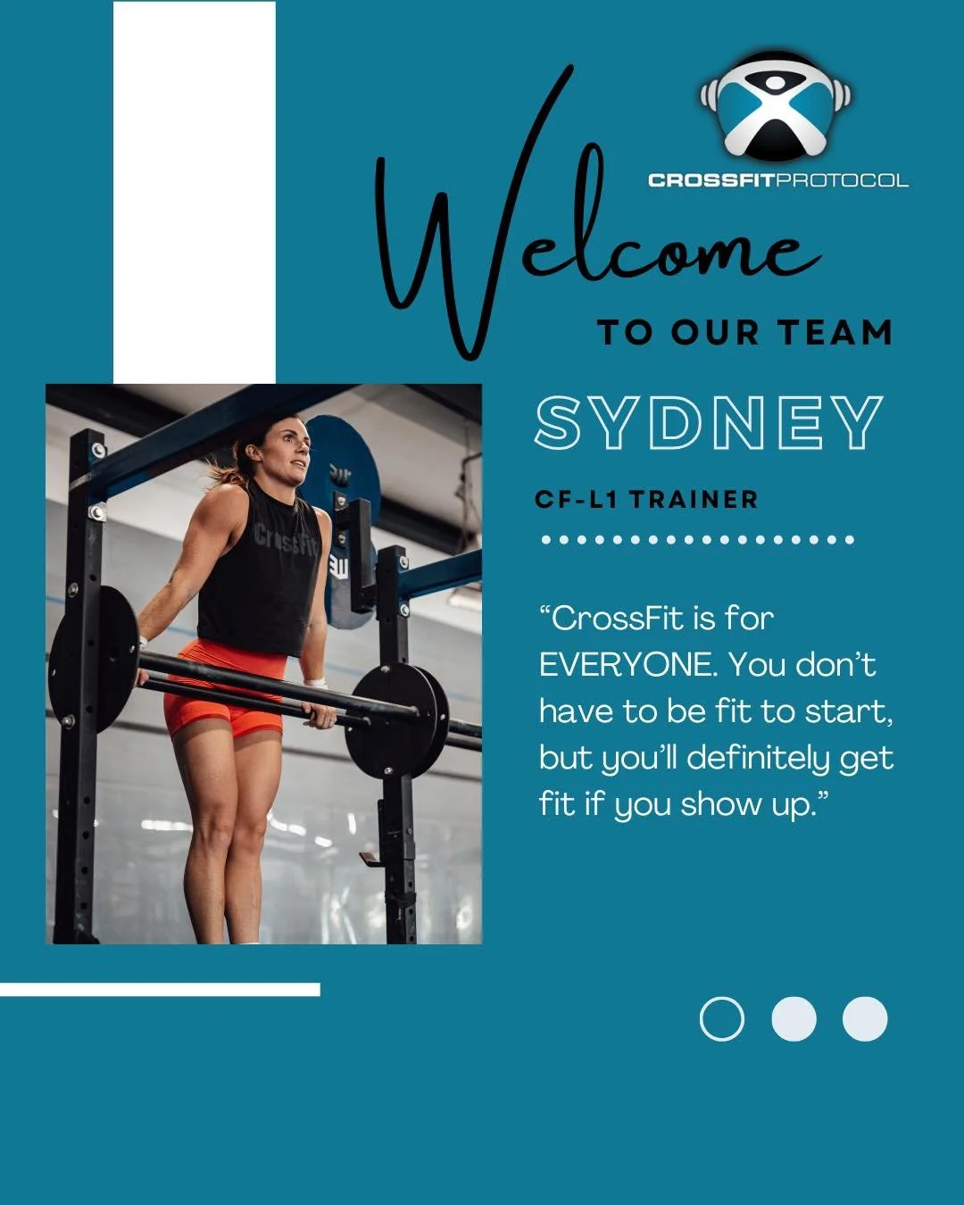 We want to congratulate Sydney for passing the CrossFit Level 1 👏🏼 Sydney&rsquo;s relatability through her experience makes us excited to add her to our coaching roster. Be on the lookout over the next few weeks as she goes through training and we 