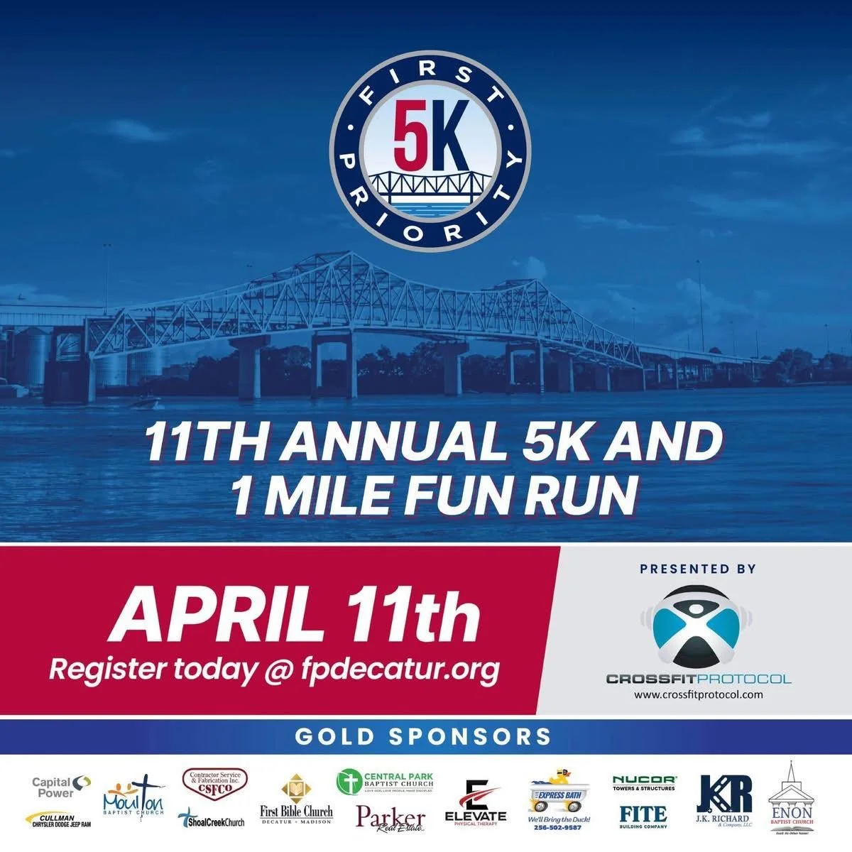 Sign up and Run &mdash; to help us support this local ministry 🏃🏃&zwj;♀️ 

First Priority is a campus ministry for our local schools training students to make a moral, social, and spiritual difference on their campus. 

Sign up through the link bel