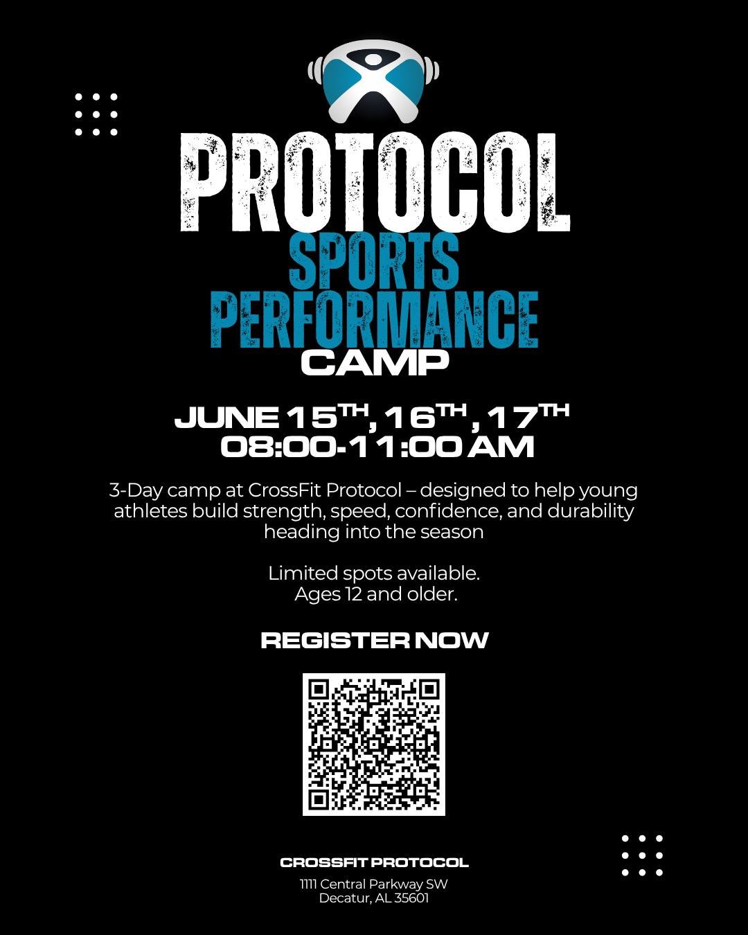 Spots are filling up for our 2nd Annual Sports Performance Camp! 👏

If you're looking for a camp to sign your young athletes up for, this is the one! Our 3-Day Sports Performance Camp is built for middle-school and high-school athletes who want to g