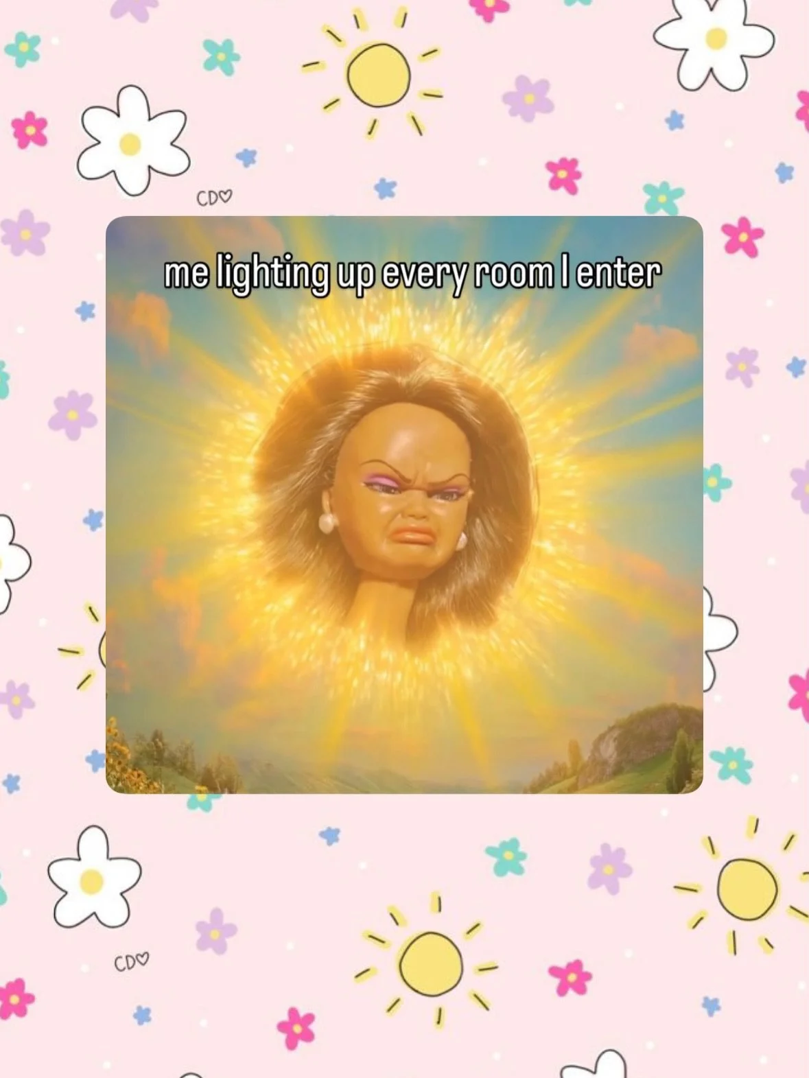 Listen, I&rsquo;m a DELIGHT once you get past my RBF, chronic tardiness, adhd brain fog, perimenopausal rage, inability to let people in, and dark sense of humor. 

#memes #meme #mentalhealth #perimenopause #lol
