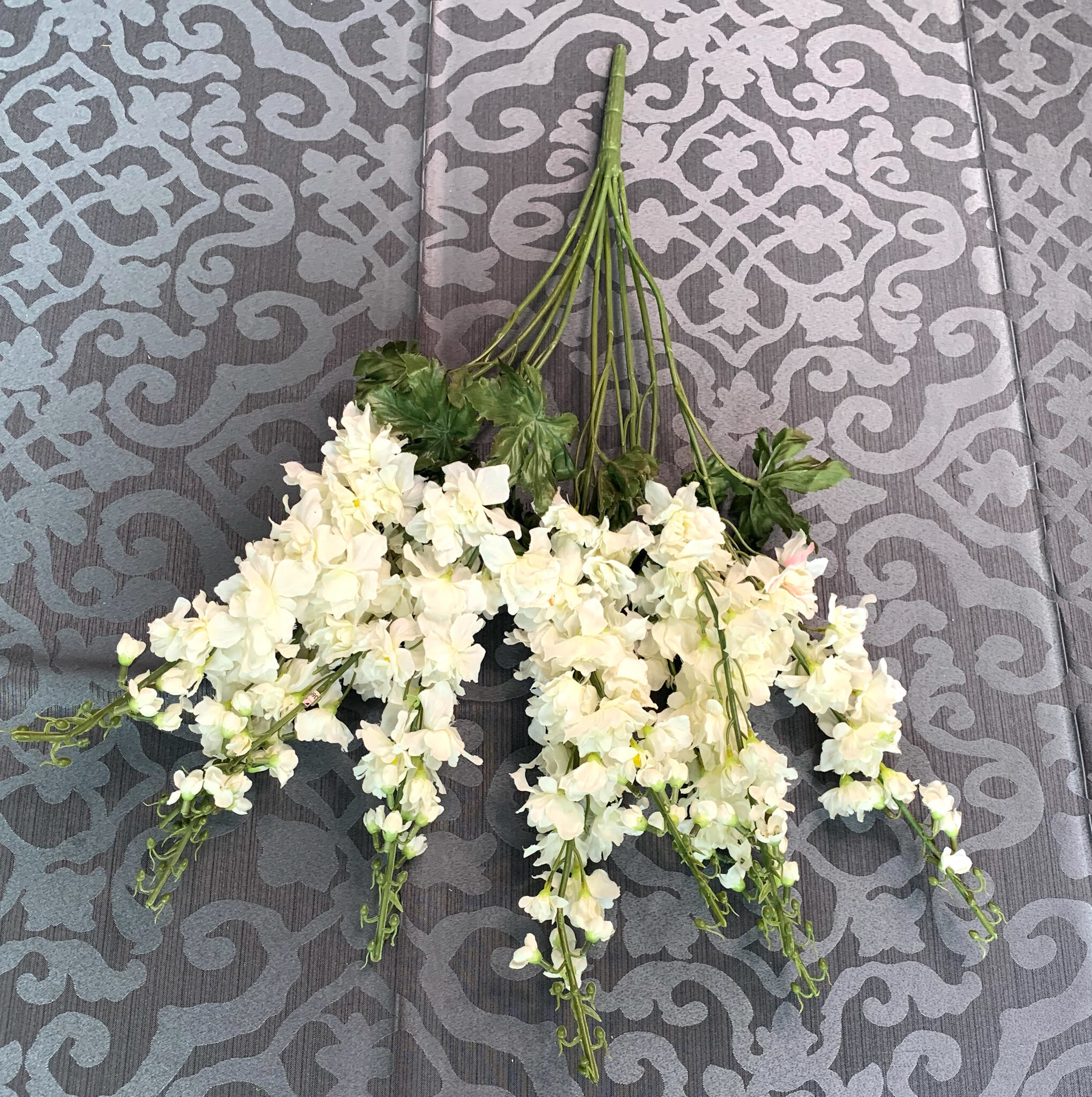 White Hollyhocks (FL41)