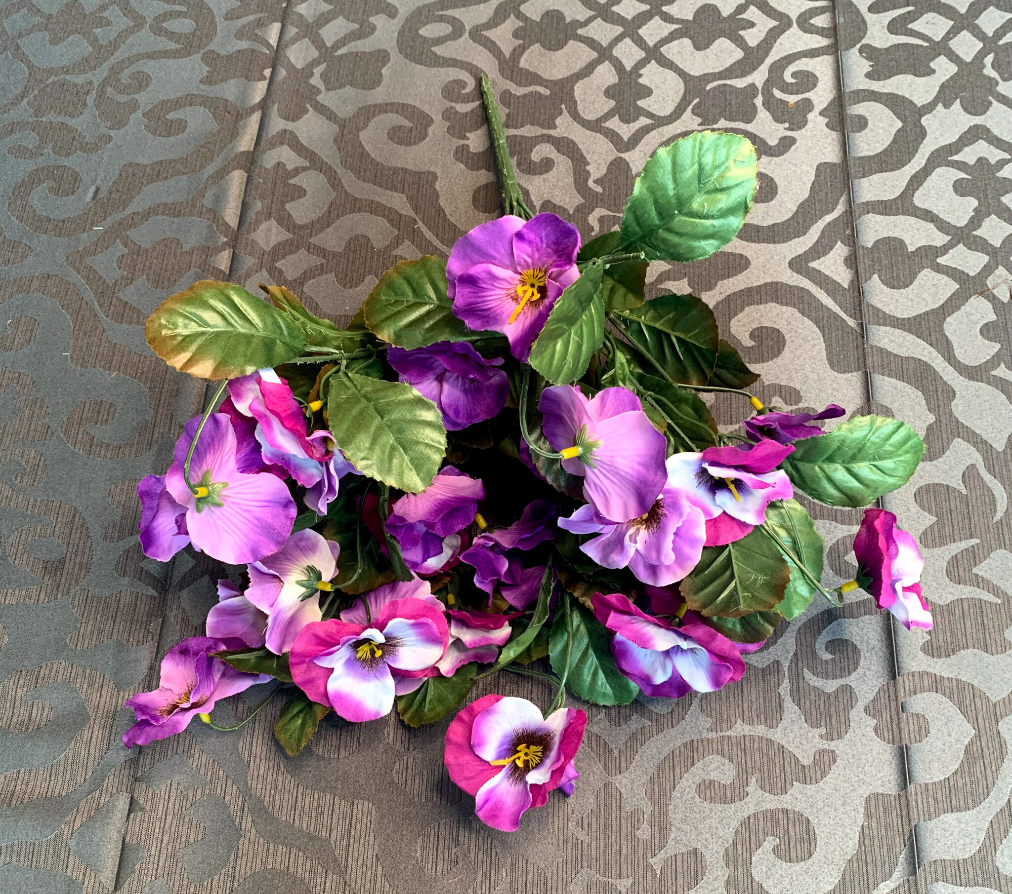 Pink and Purple Pansies (FL85)