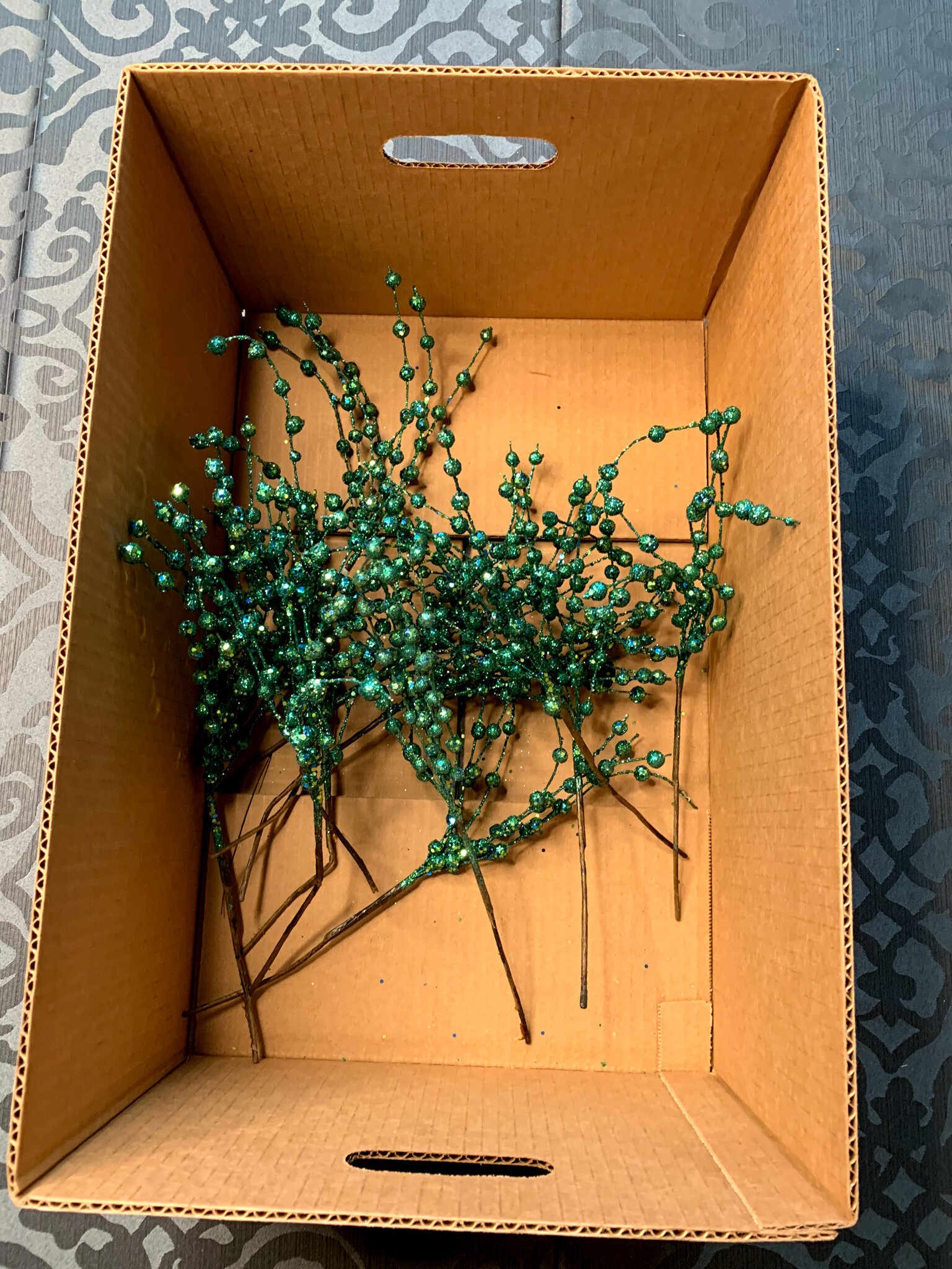 Peacock Glitter Berries (FL93)