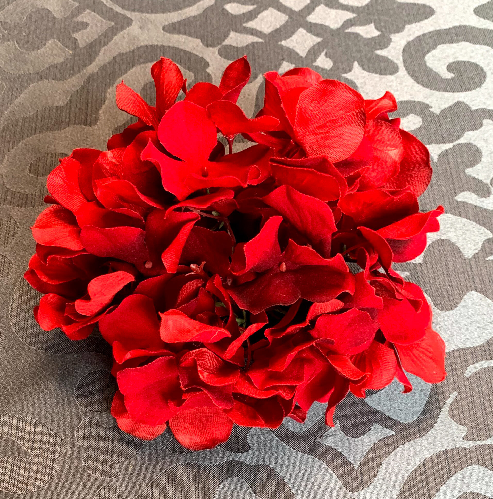 Deep Red Hydrangeas (FL126)