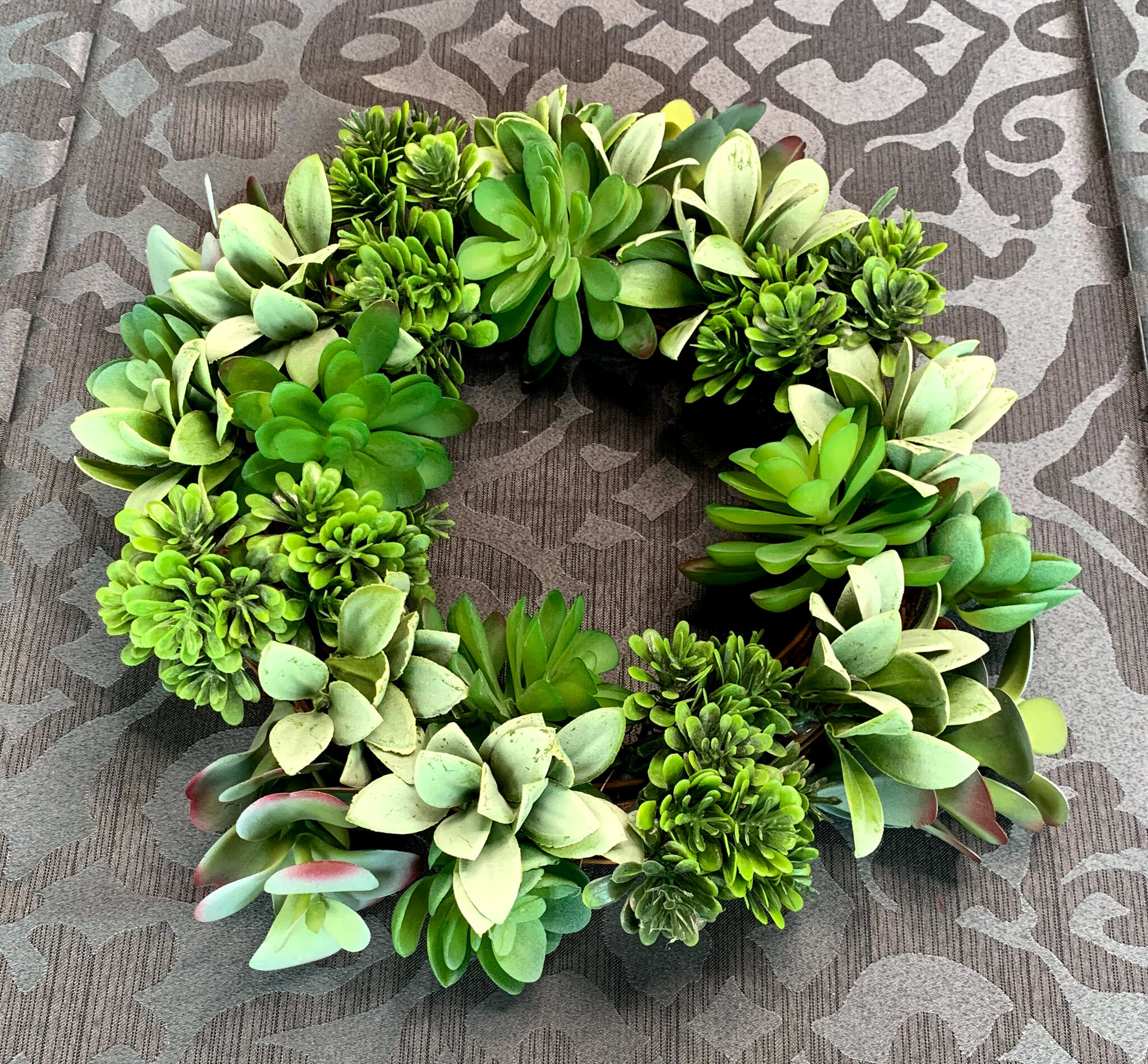 Succulent and Greenery Wreaths (FL136)