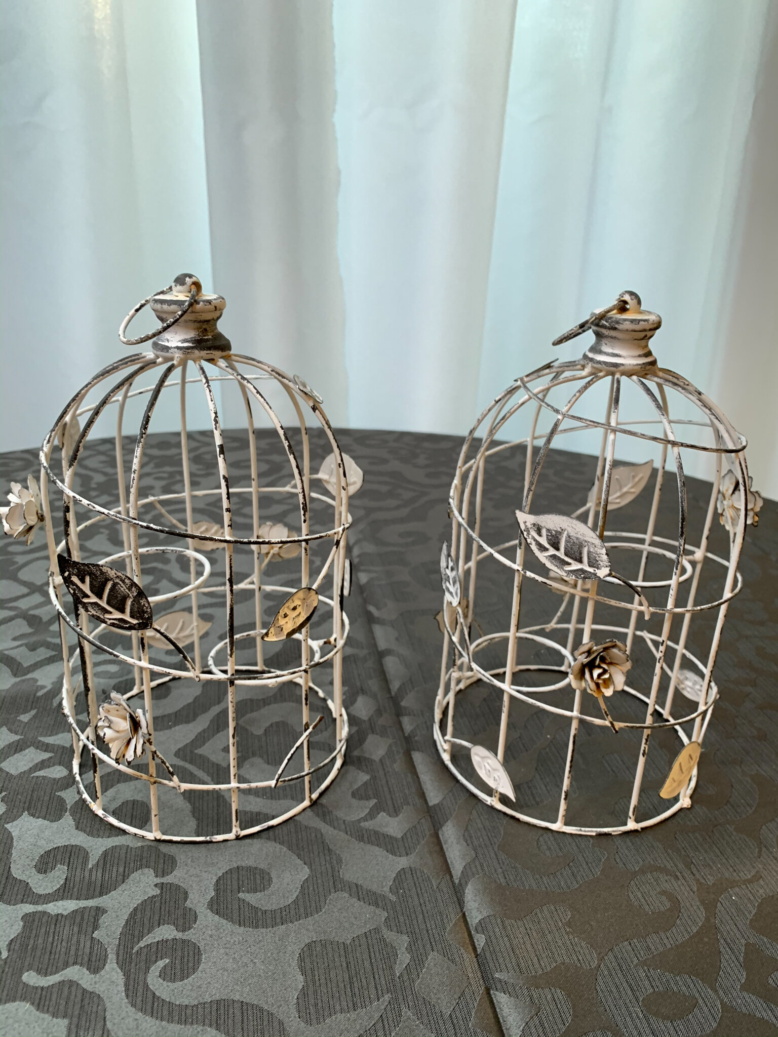White Rose Bird Cages