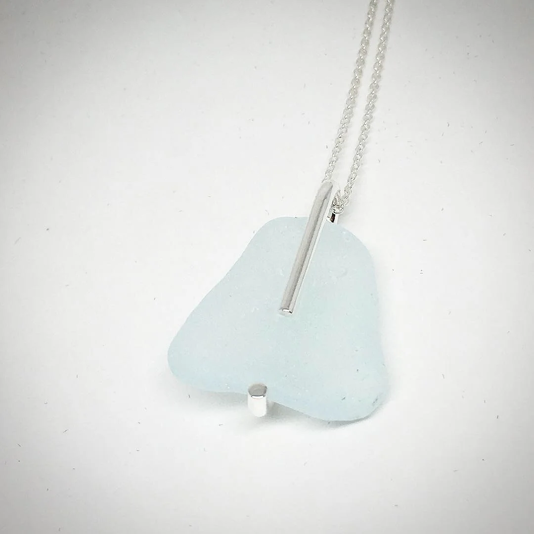 Beach Glass In Sterling Silver.jpg