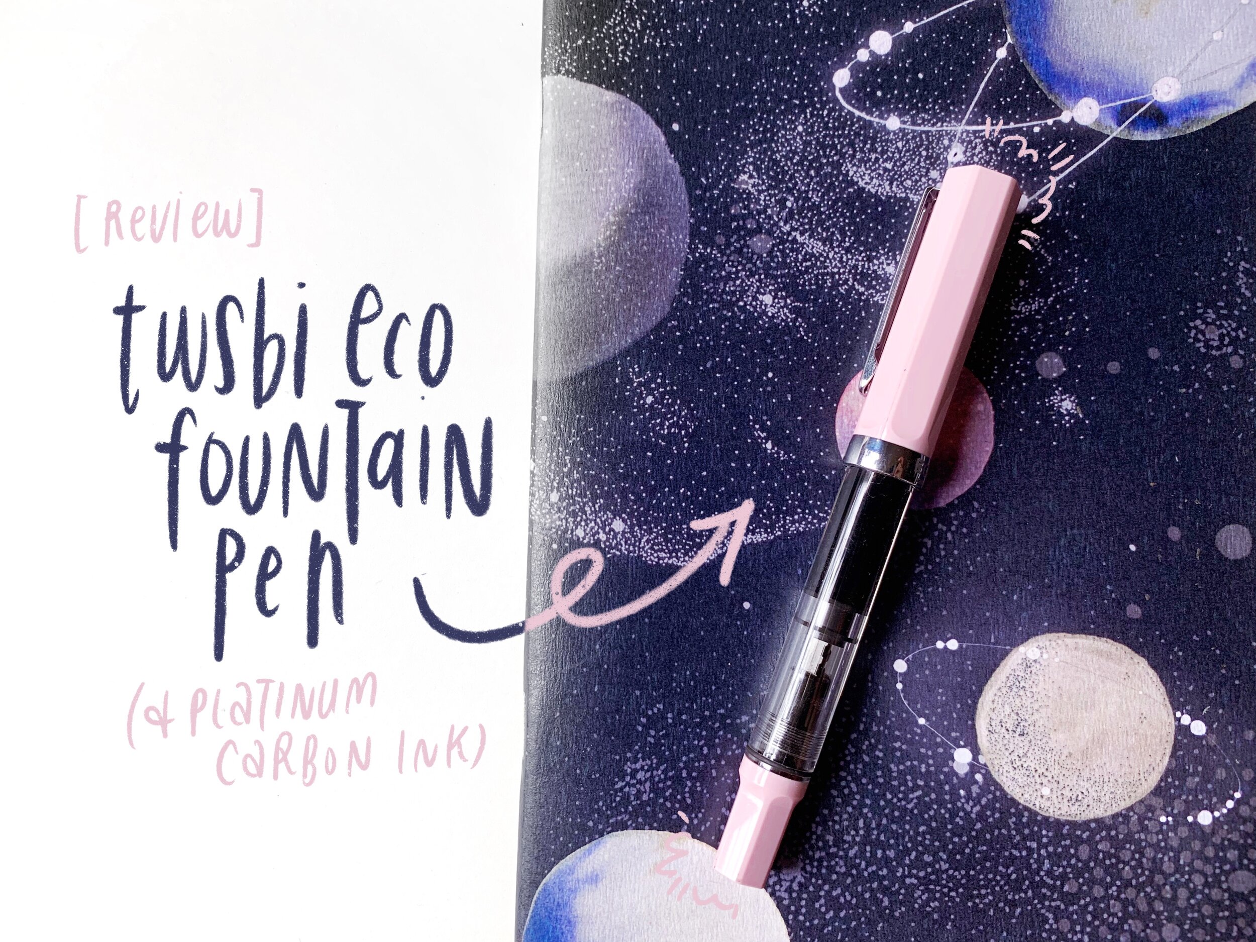 Review] TWSBI ECO Fountain Pen + Platinum Carbon Ink — coffee+scribbles -  botanical illustrator and stationery