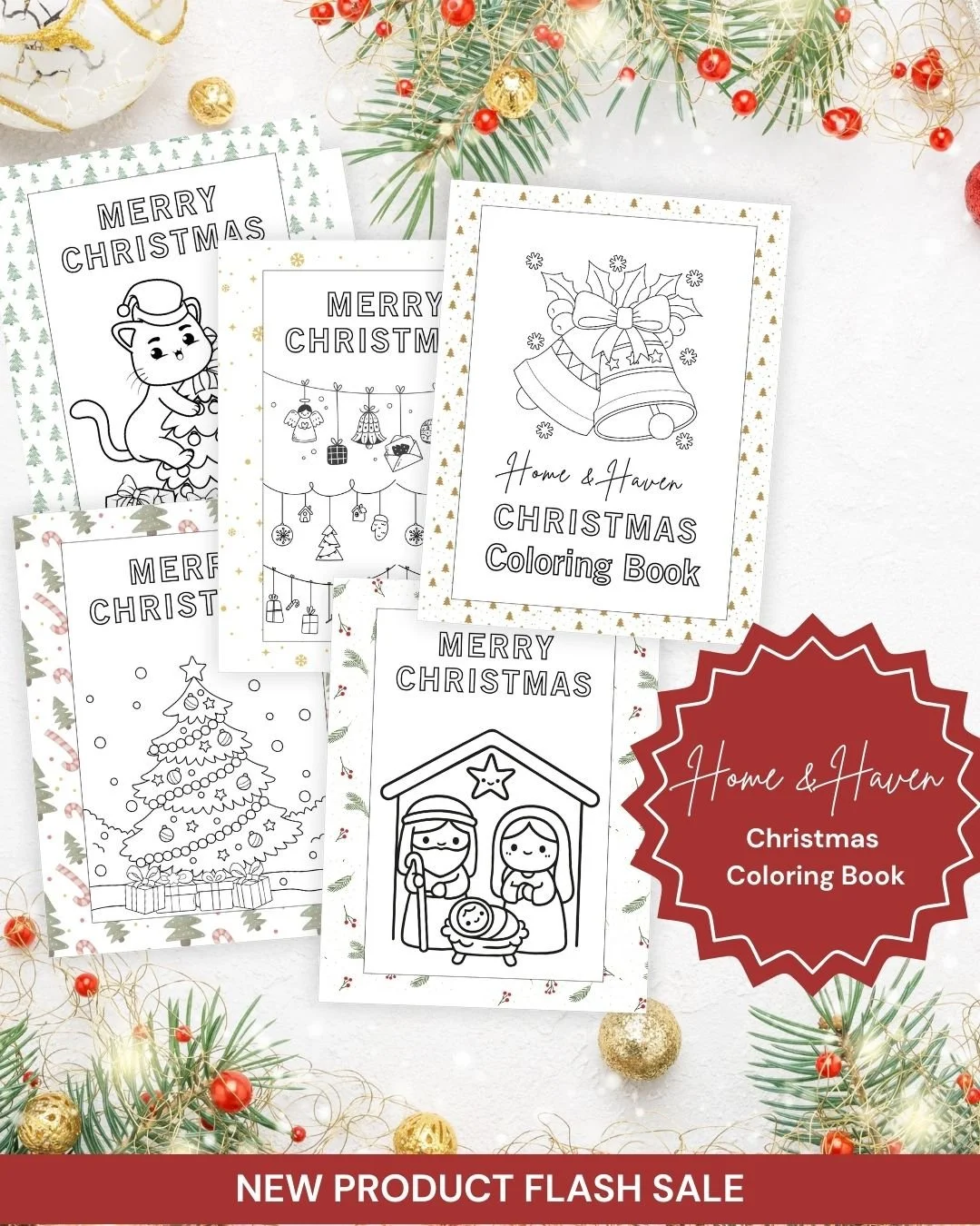 Christmas Coloring Workbook