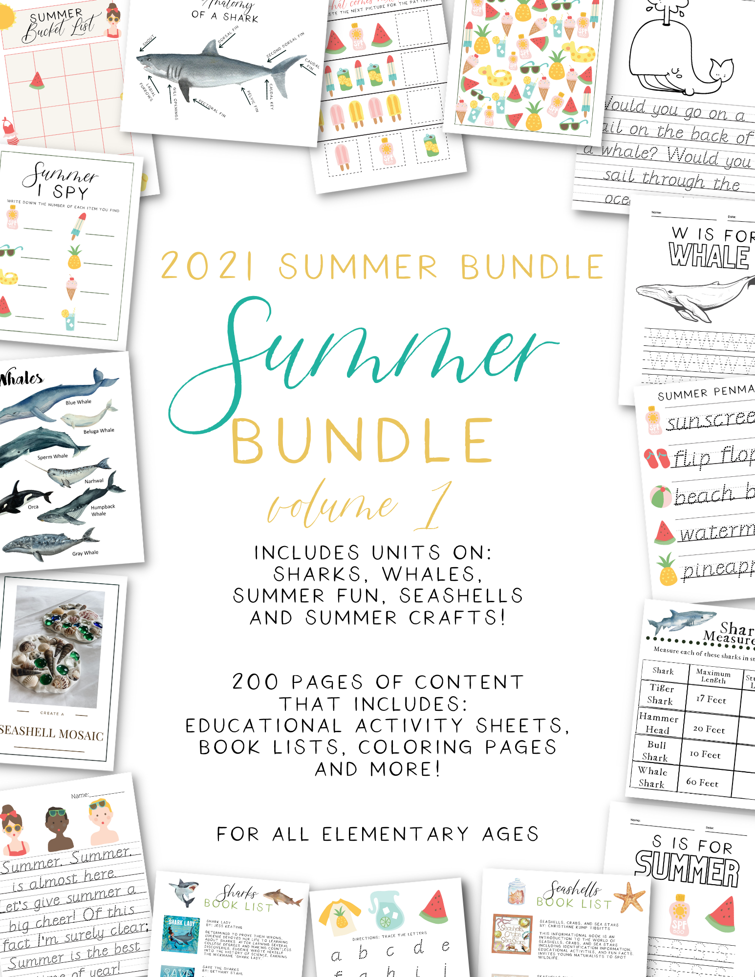 SUMMER THEME BUNDLE VOLUME 1