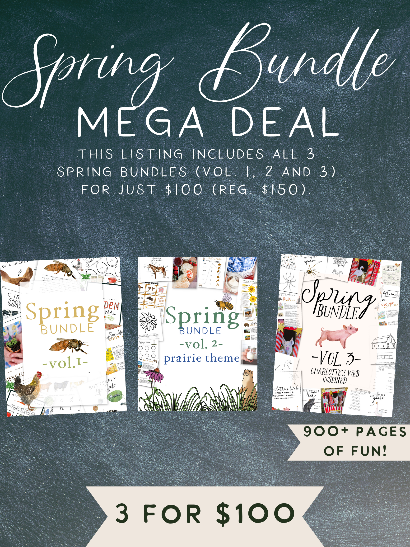 MEGA DEAL: ALL Spring Volumes (Vol. 1, Vol. 2 & Vol. 3)