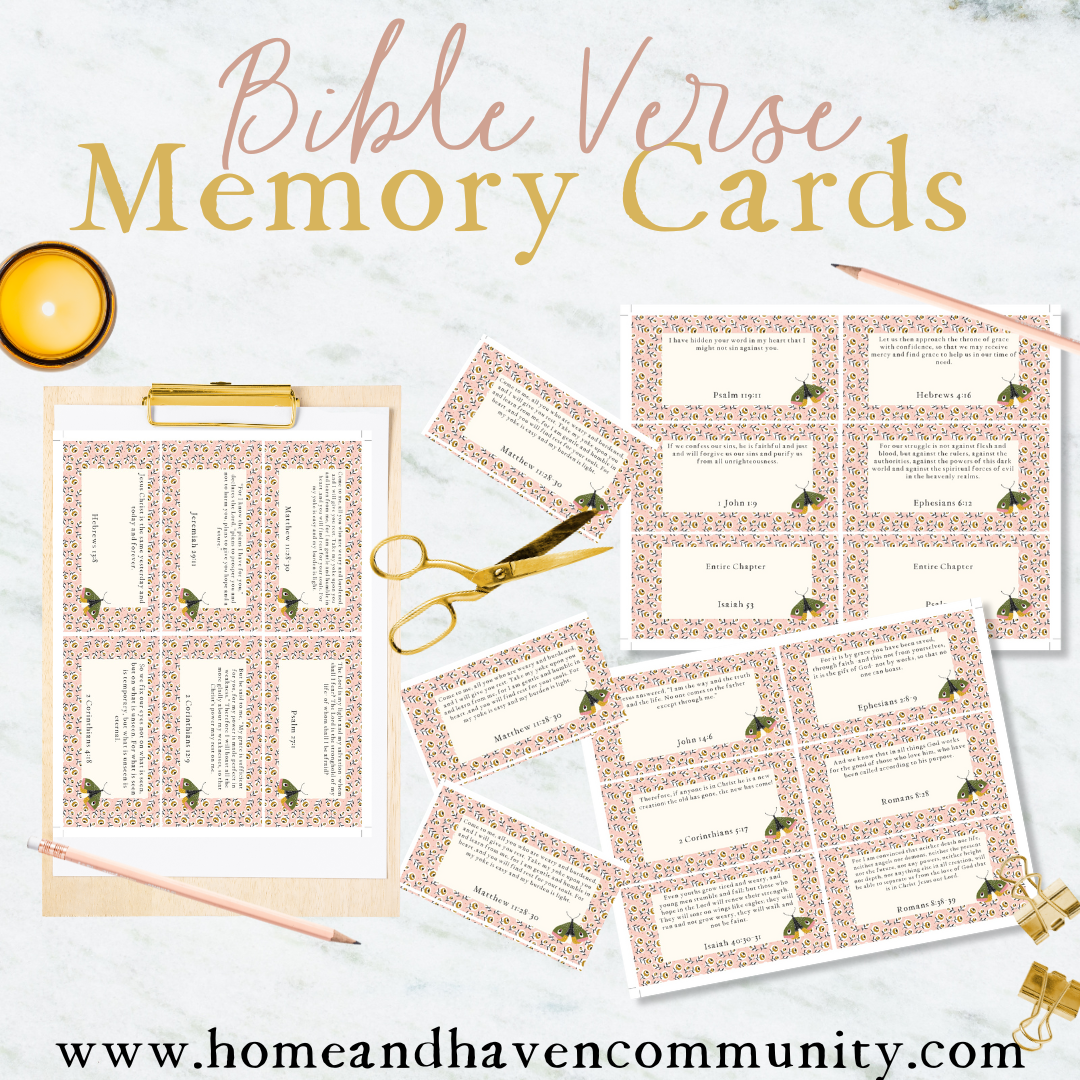 Bible Verse Memory Cards