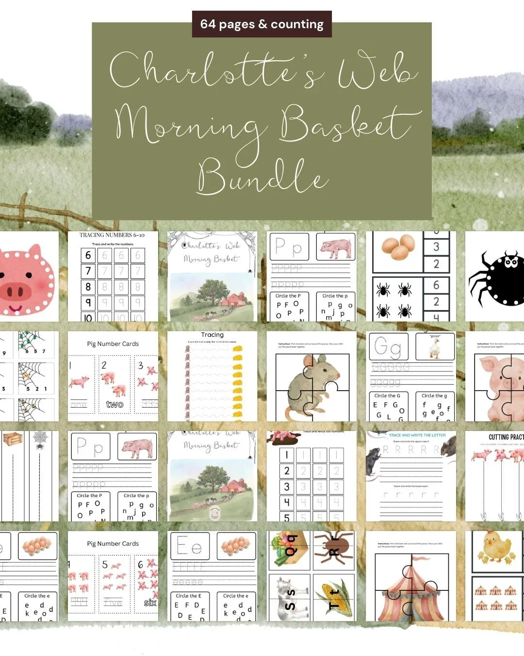Charlotte's Web Morning Basket Bundle