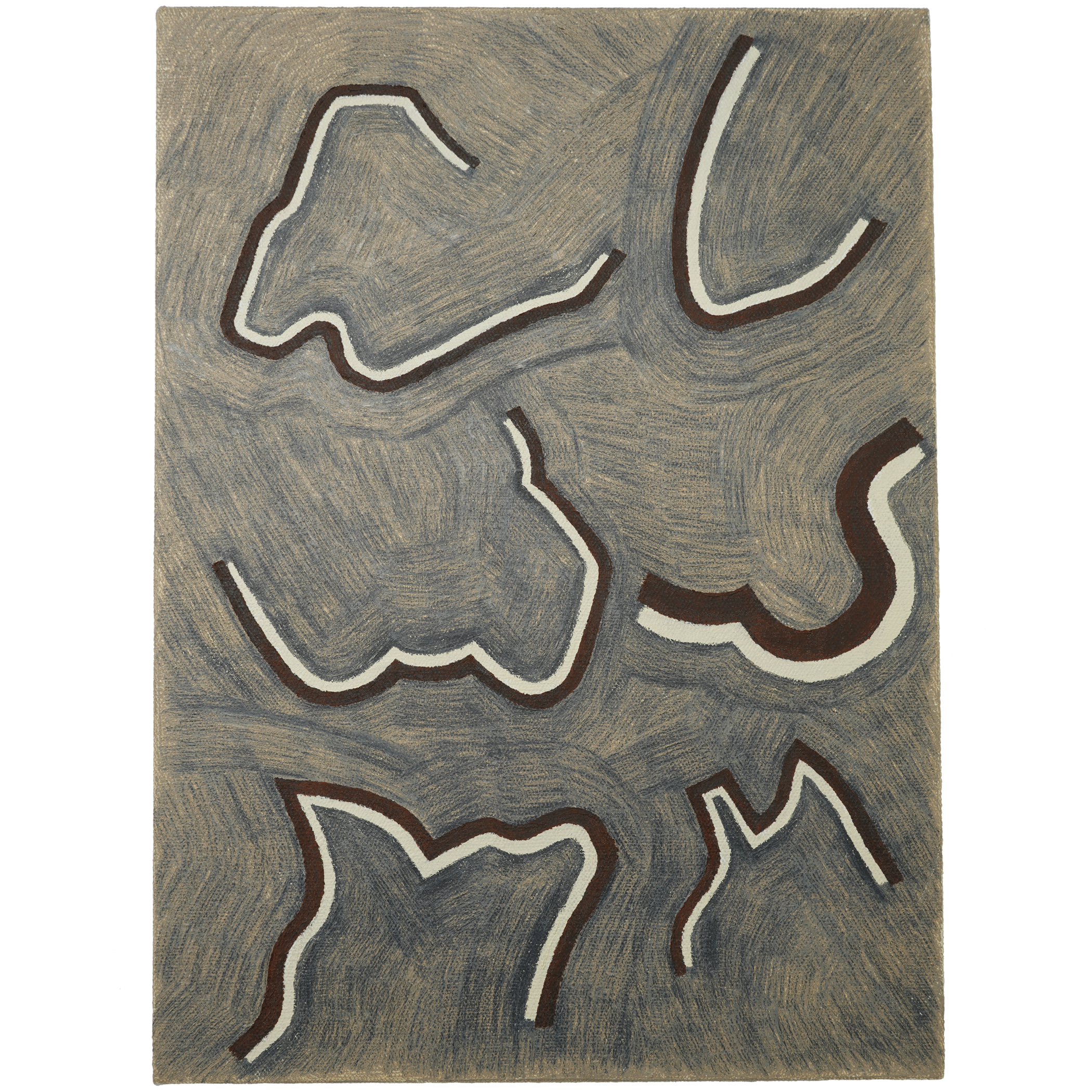  CRANIO, 2024, 22 x 16 inches, Oil Paint and Graphite on Linen. 