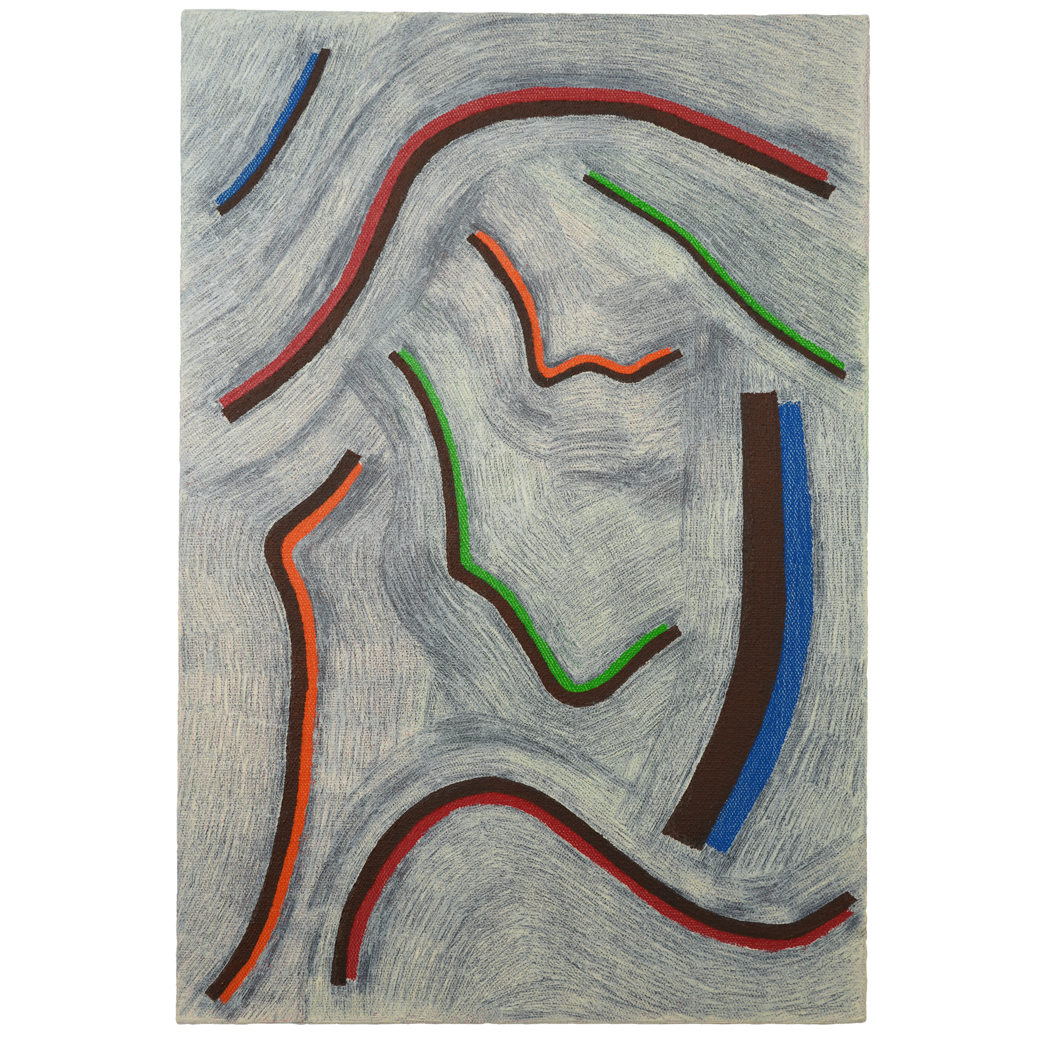  ARLECCHINO, 2023, 25 x 17 inches, Oil Paint and Graphite on Linen. 