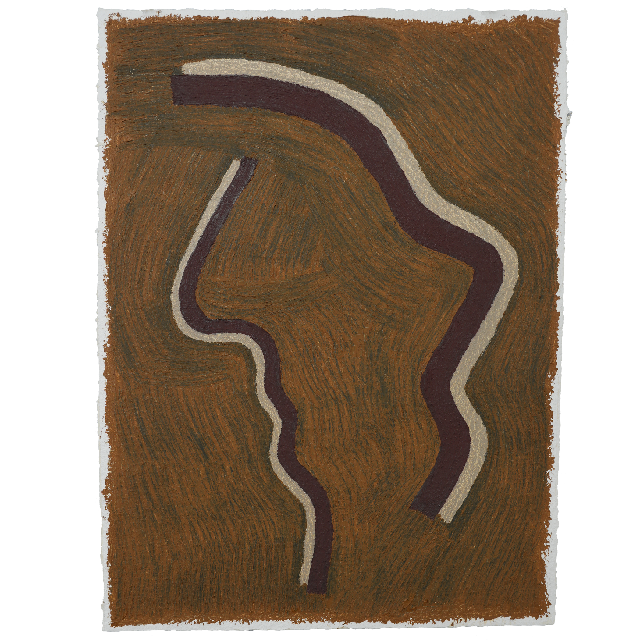  ESPRESSO, 2023, 14 x 10 inches, Oil Paint and Graphite on Paper. 
