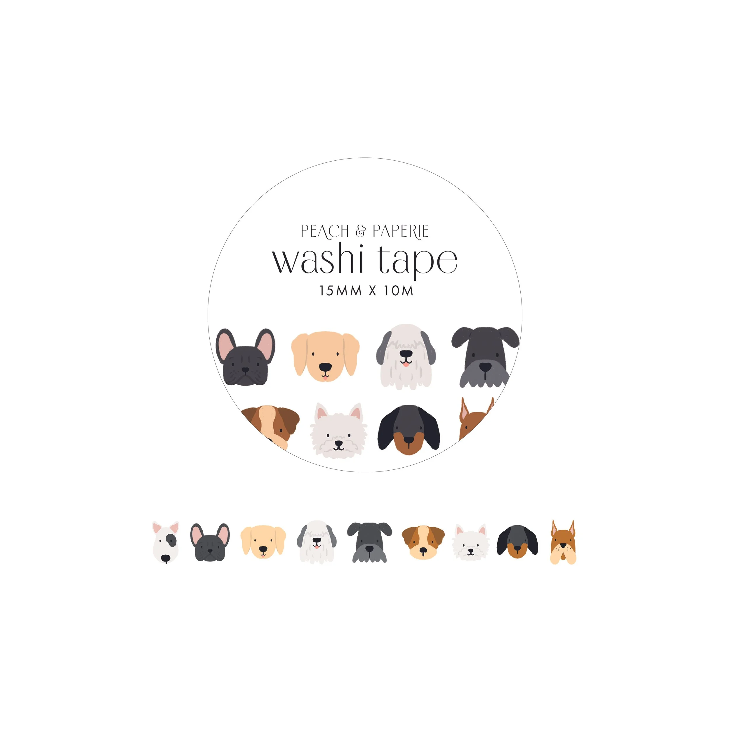 Dogs Washi Tape