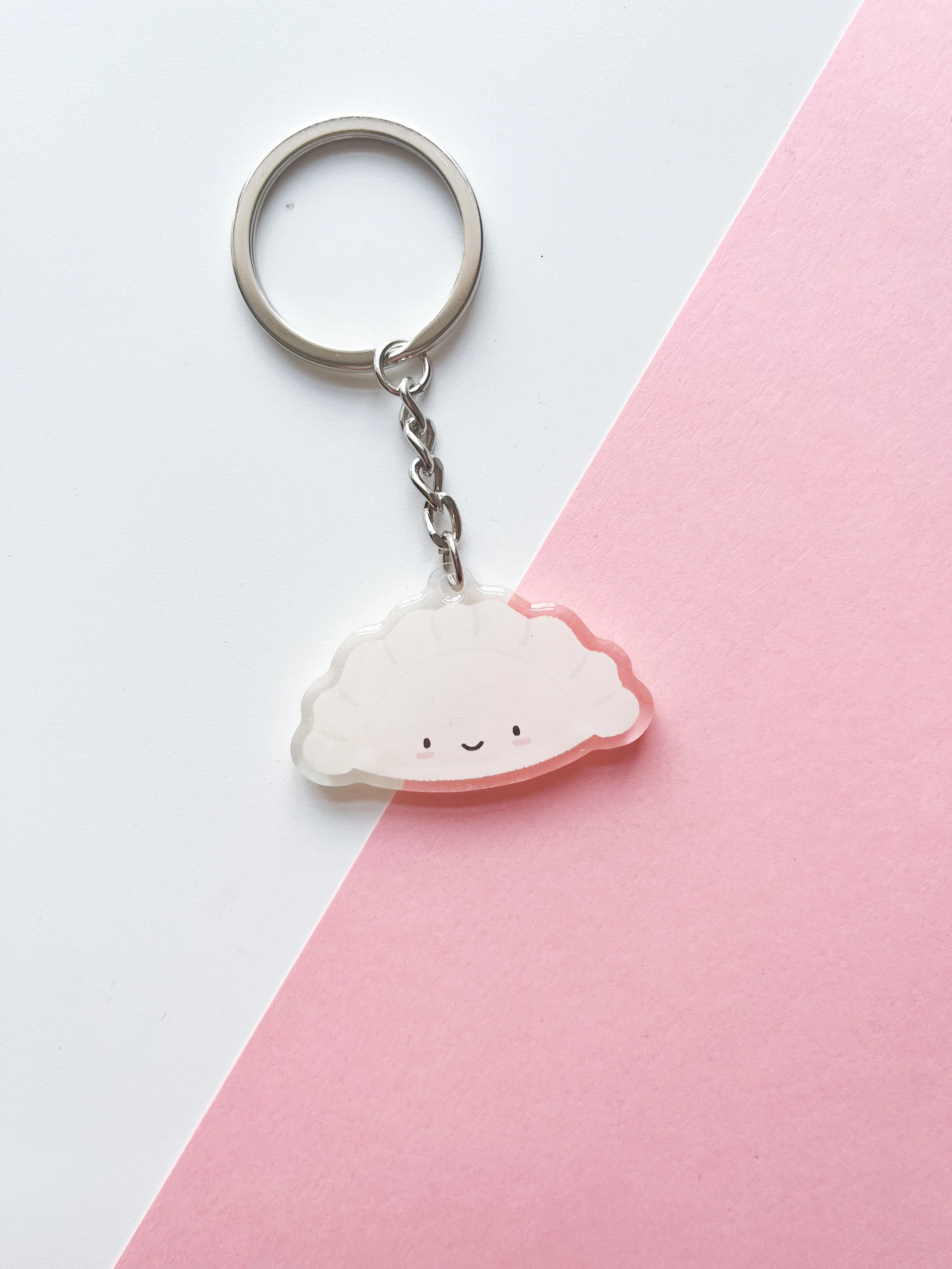 Acrylic Gyoza Keychain